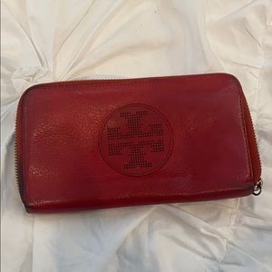 Red Tory Burch Wallet